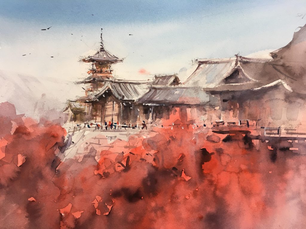 紅の清水寺　　　　　　　　　　　　　　　　