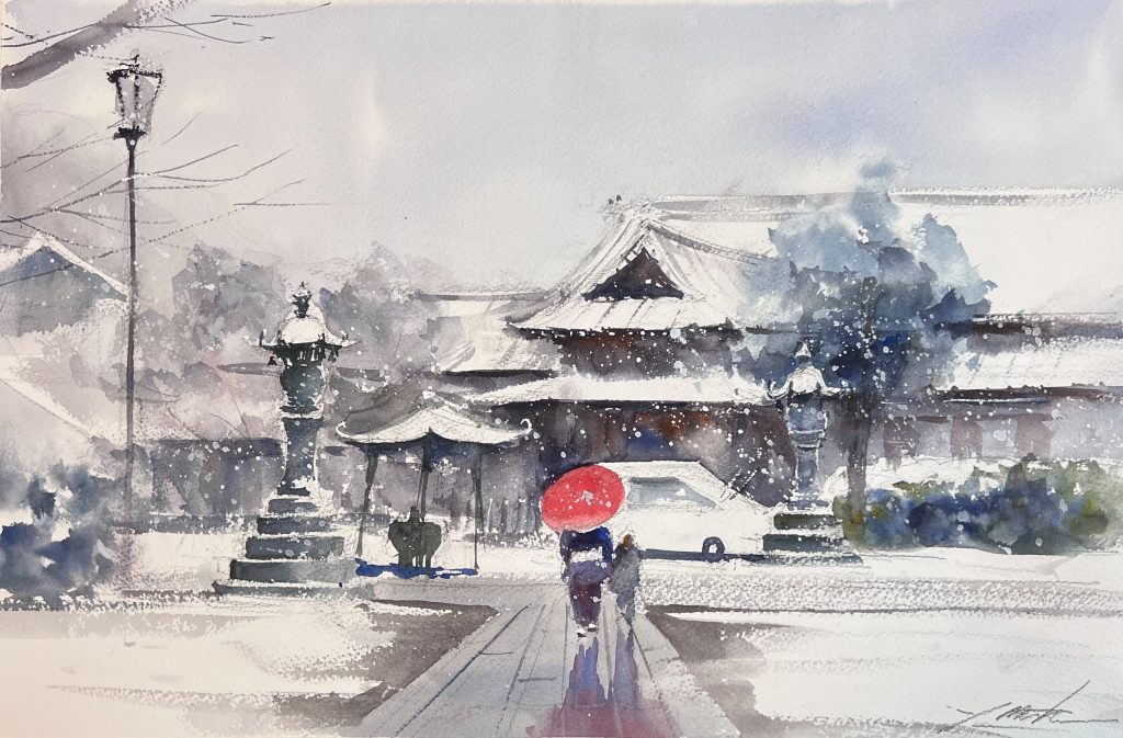 鎌倉・本覚寺の冬