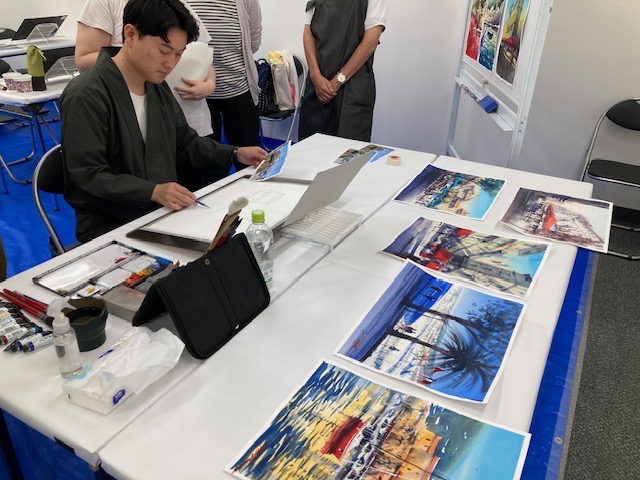 【江ノ電を描く】世界堂新宿本店にて水彩画ワークショップを開催しました！