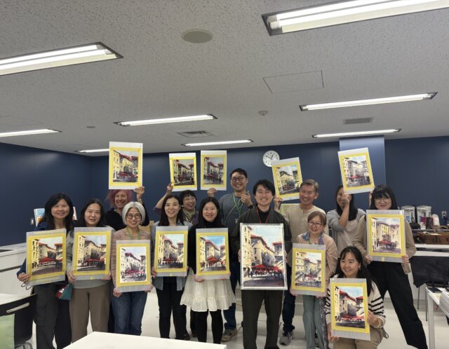 【Urban Sketchers Tokyo主催】水彩画ワークショップを開催いたしました！〜国境を越えて