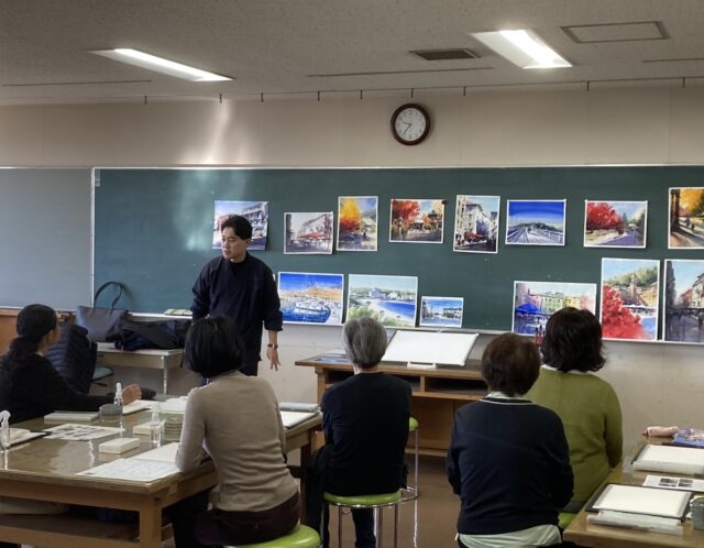 【鎌倉生涯学習センター・きらら鎌倉にて】水彩画ワークショップを開催しました！