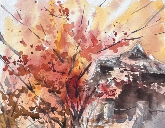 妙本寺にて晩秋スケッチ会を開催しました！！